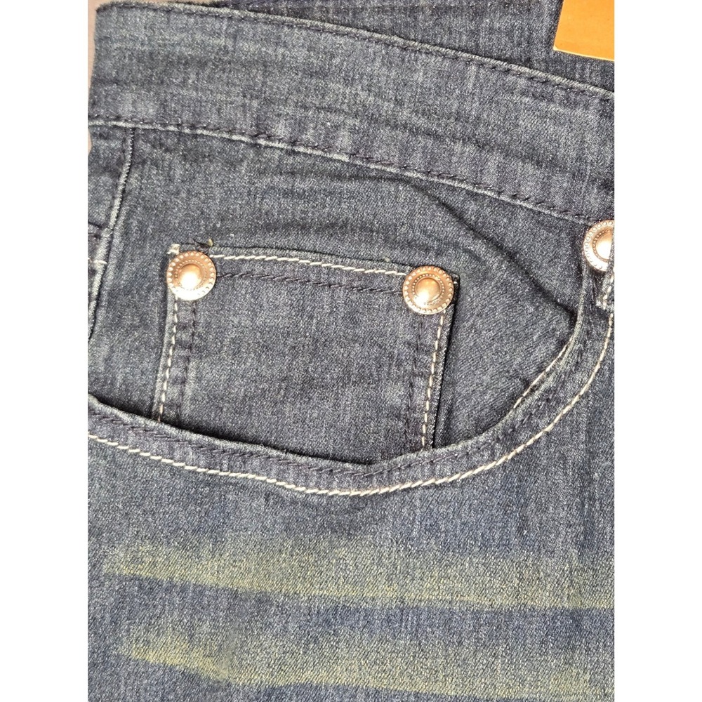 BLUE RAG Mens Flex Fit Indigo Denim Jeans Style BUJ6002 Size 38x30 - Picture 7 of 15